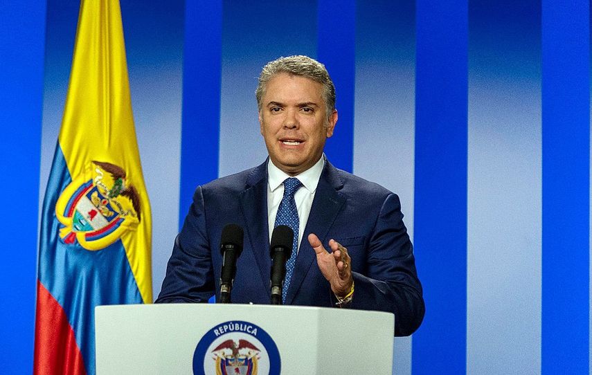 El presidente de Colombia Ivan Duque.
