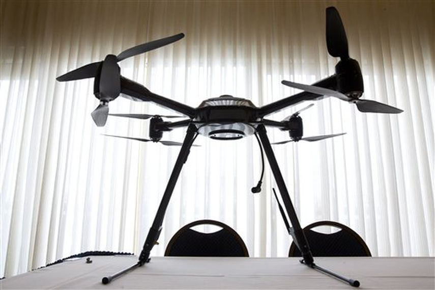 Un avión no tripulado de la compañía Aerialtronics Altura Zenith en Washington. (AP)