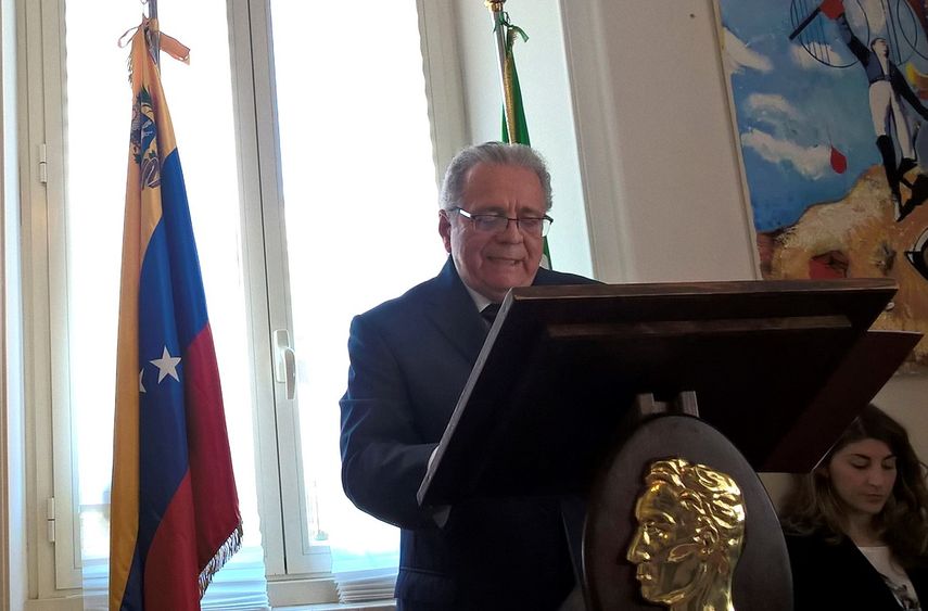 Julián Isaías Rodríguez Díaz renunció como embajador del régimen de Nicolás Madjuro en Italia, este lunes 20 de mayo de 2019.