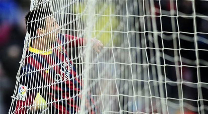 Messi marcó el segundo tanto del Barça, pero no fue suficiente. (AP)