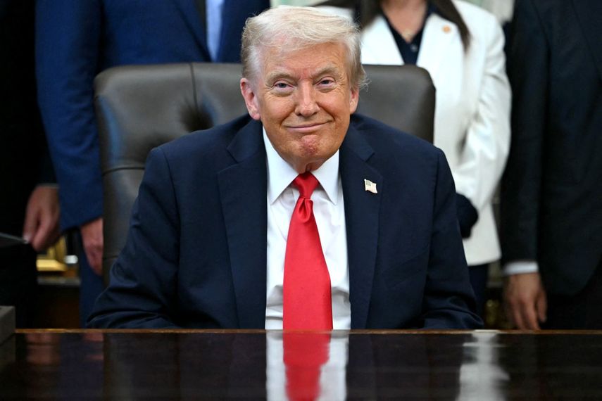 El presidente Donald J. Trump en la Casa Blanca.
