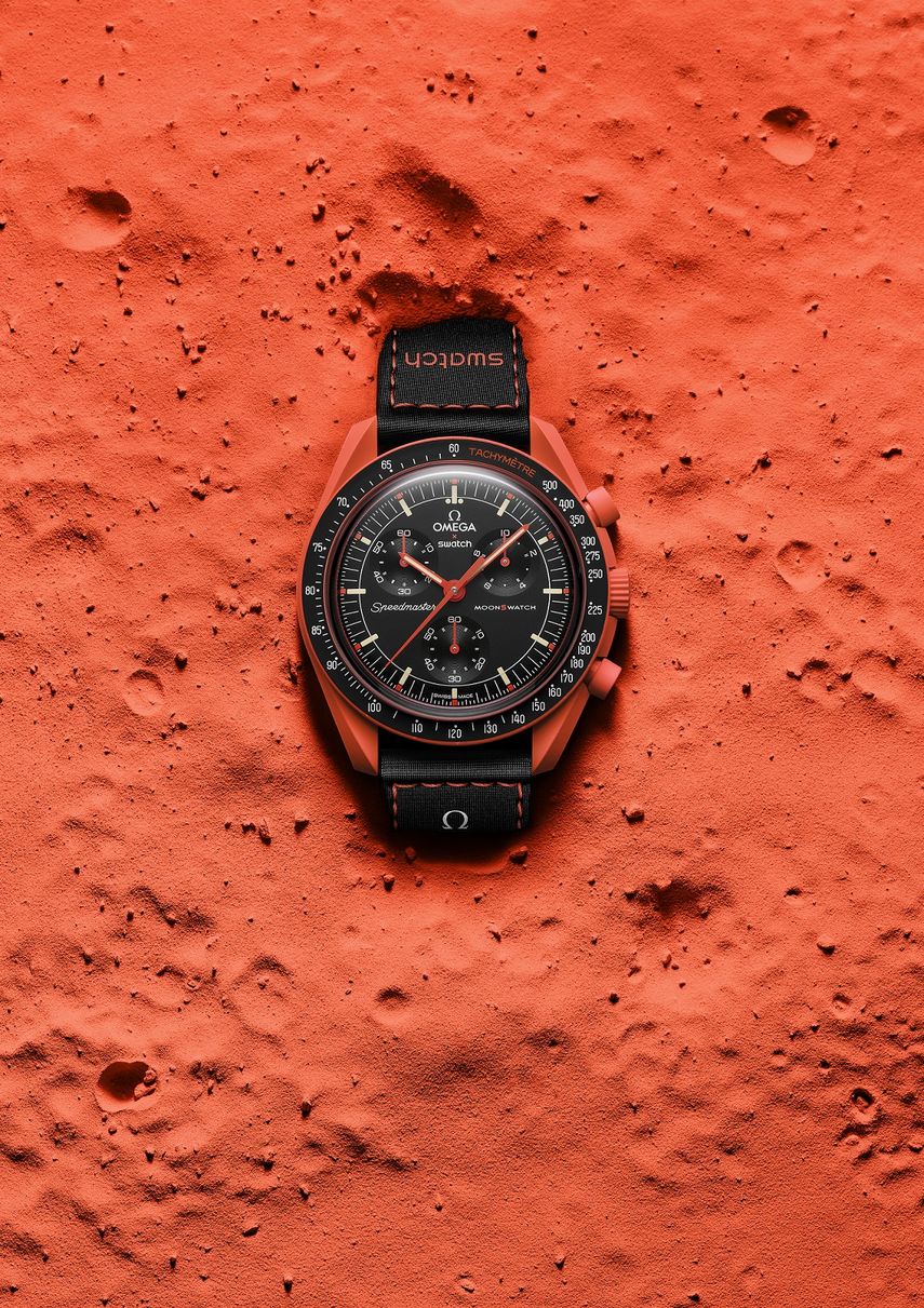 Modelo Lava de la marca de relojero suizo Swatch.
