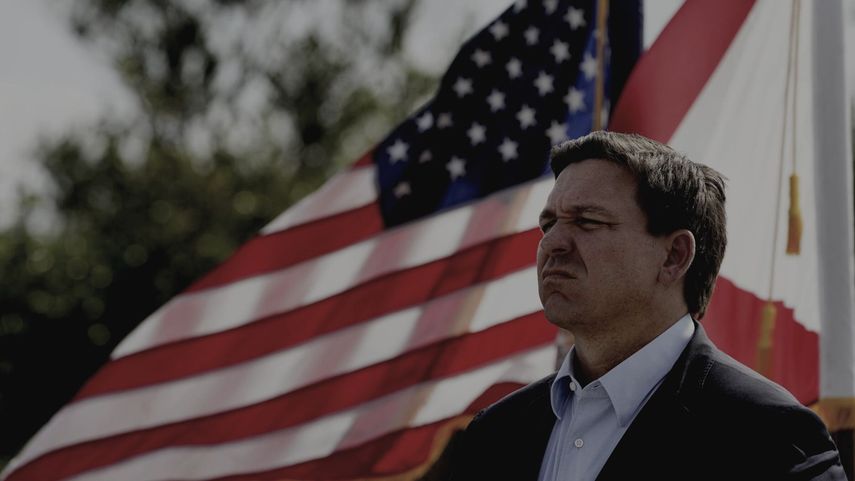 El gobernador de Florida, Ron DeSantis.