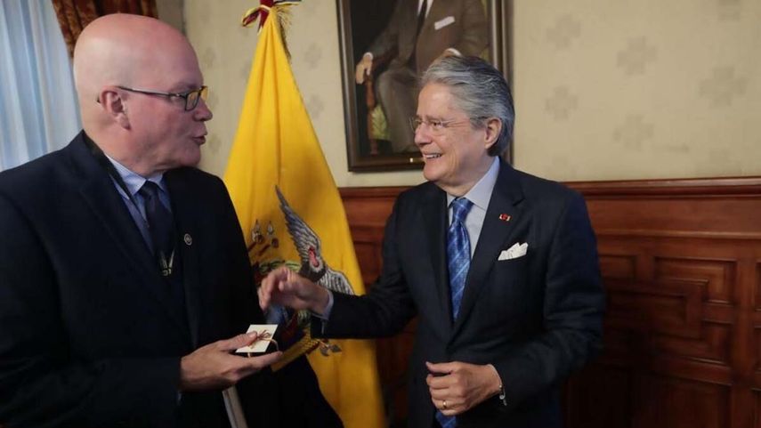 Una de las motivaciones del encuentro con el presidente Lasso giró en torno a mostrarle su apoyo ante los embates del “correísmo populista totalitario”, que quiere recuperar el poder en Ecuador.