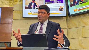 El senador colombiano Juan Diego Gómez.
