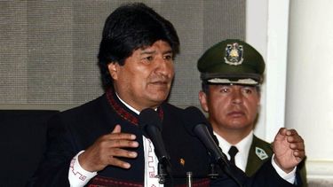 Morales dijo que en su Gobierno no hay ministros autónomos que toman decisiones personales y que cada actuación debe ser evaluada en conjunto por los miembros del gabinete. Foto EFE.