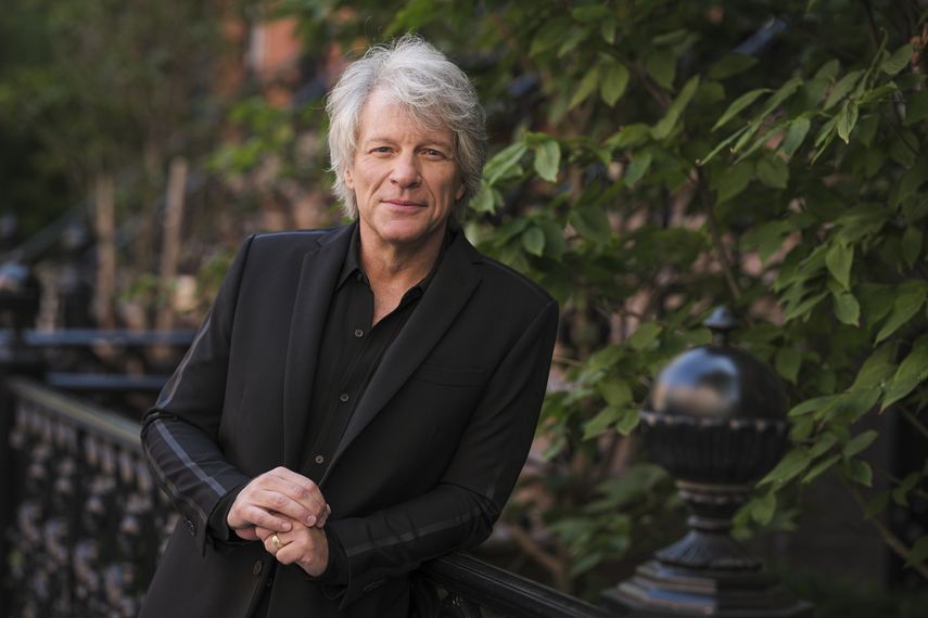 Jon Bon Jovi posa para un retrato en Nueva York, el 23 de septiembre de 2020, para promover su álbum 2020.