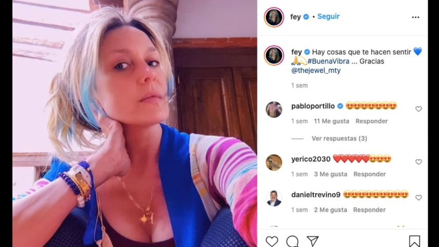Fey desde su cuenta de Instagram.