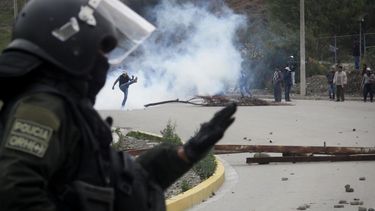 Protestas en Bolivia tras la renuncia de Evo Morales de la presidencia.&nbsp; &nbsp; &nbsp; &nbsp;