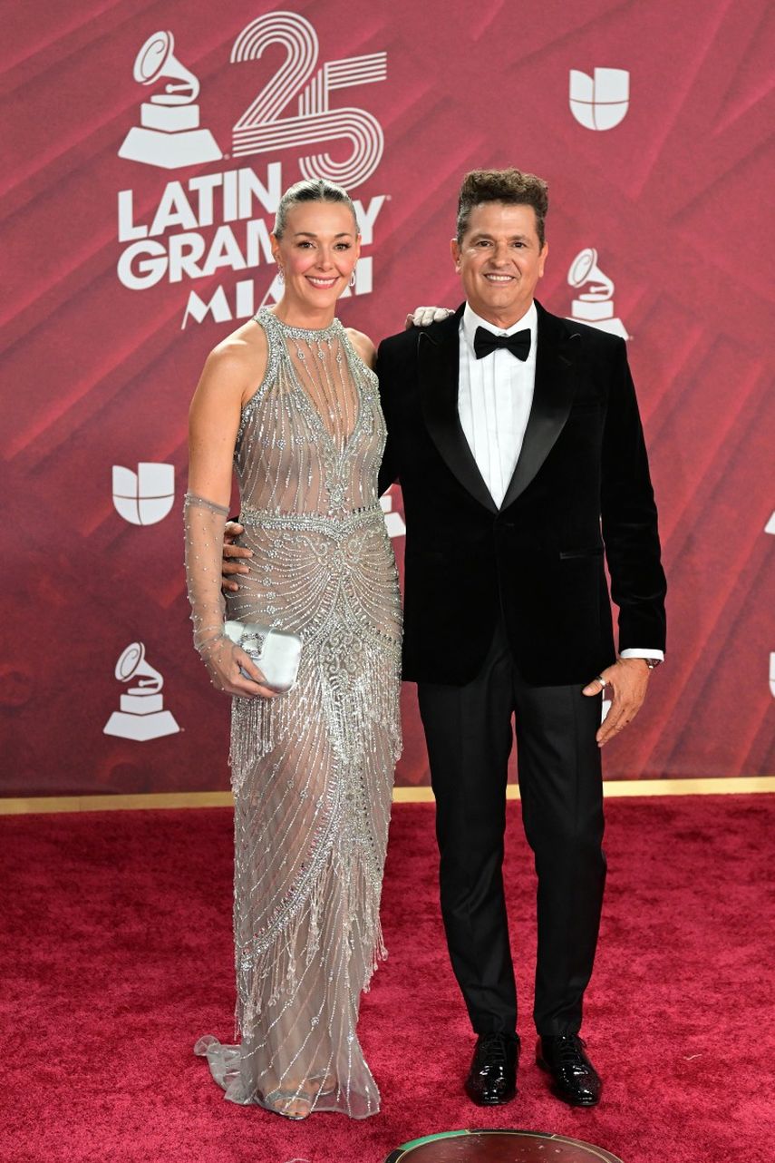 Carlos Vives y su esposa, Claudia Elena Vásquez.