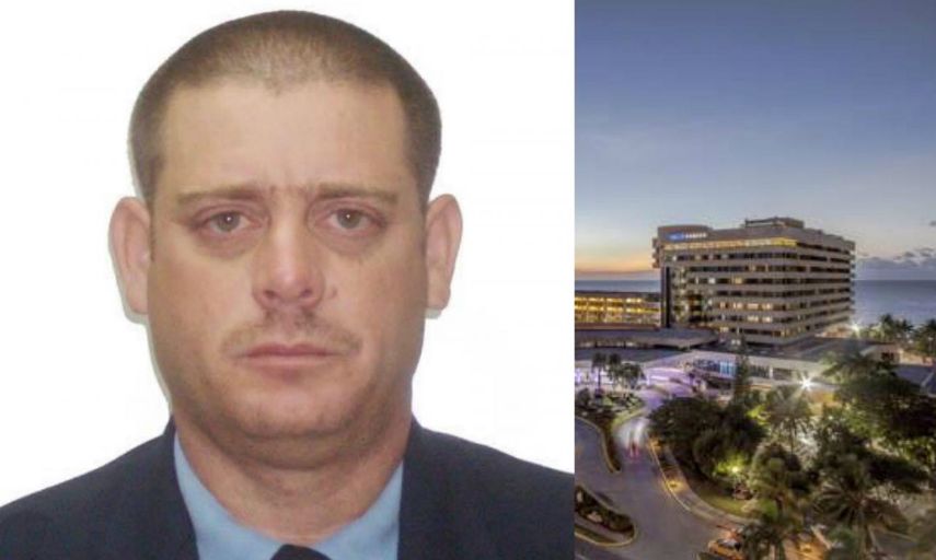 Luis Lima, que iba dentro de un elevador que cay&oacute; desde el sexto piso del Meli&aacute; Habana dos semanas atr&aacute;s, sufri&oacute; graves heridas, por lo que fue trasladado al hospital Calixto Garc&iacute;a de La Habana.