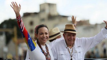 María Corina Machado y Edmundo González