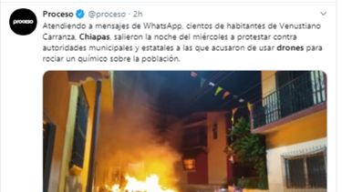 Informaci&oacute;n rese&ntilde;ada en las redes sociales.