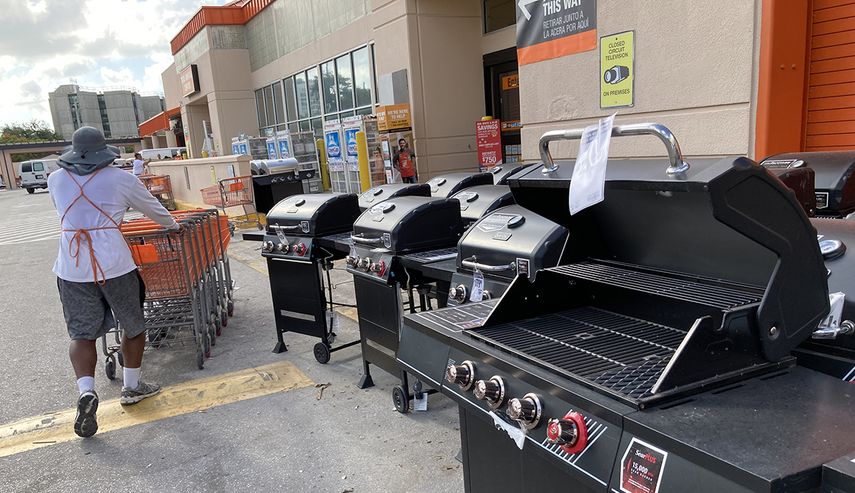 La parilla de gas es uno de los productos más usados en el verano.