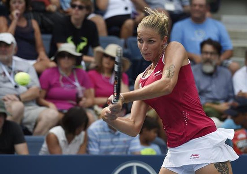 La checa Karolina Pliskova salió temprano del torneo. (EFE)