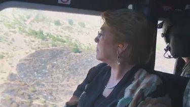 La presidenta Michelle Bachelet se trasladó hasta la localidad de Pumanque en la región de OHiggins.