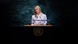 La primera ministra italiana, Giorgia Meloni.