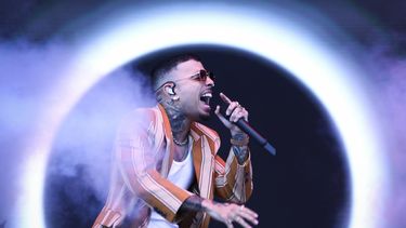 Rauw Alejandro durante su presentación en el Festival Governors Ball Music el viernes 7 de junio de 2024, en Flushing Meadows Corona Park en el distrito de Queens de Nueva York.&nbsp;