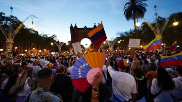 Desde Madrid, España. Venezolanos unieron sus voces contra la dictadura.&nbsp;