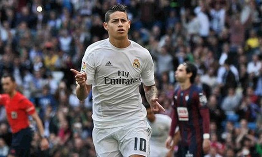 James Rodríguez volvió a ser titular y respondió con un gol de tire libre. (CORTESÍA)