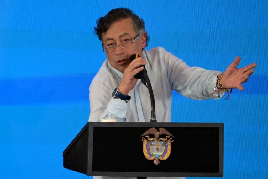 El gobernante izquierdista de Colombia, Gustavo Petro.