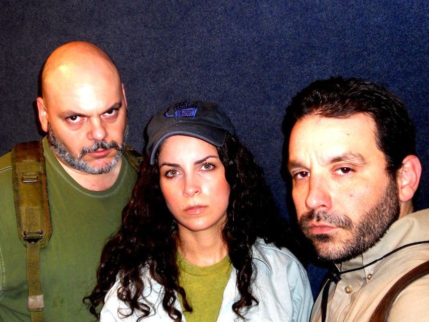 Los integrantes del elenco: Alfonso Rey, Hannia Guillén y Sandor Juan. (CORTESÍA)