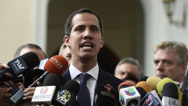 El presidente encargado de Venezuela, Juan Guaidó.