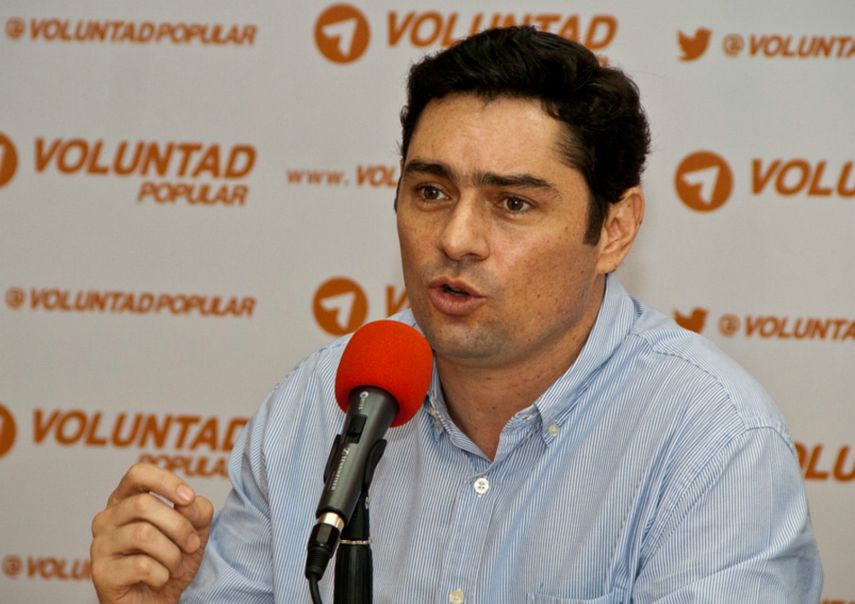 Carlos Vecchio,&nbsp;coordinador político nacional de Voluntad Popular, partido del líder opositor venezolano Leopoldo López.