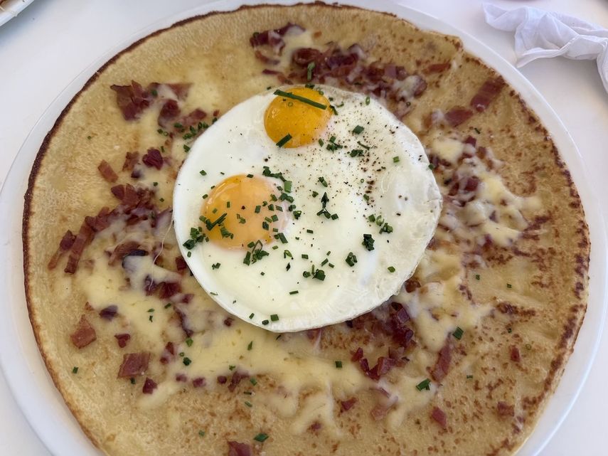 panqueque holandés, una receta popular en la isla.
