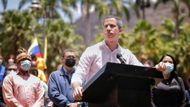 El presidente encargado de Venezuela, Juan Guaidó.