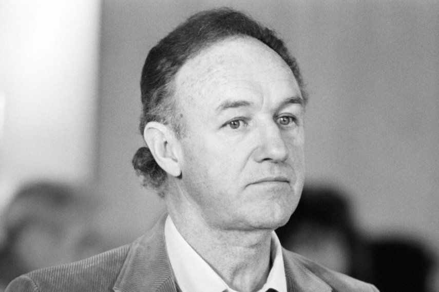 El actor estadounidense Gene Hackman, ganador del Óscar, durante el rodaje del filme Target, de Arthur Penn, en 1985, en París.