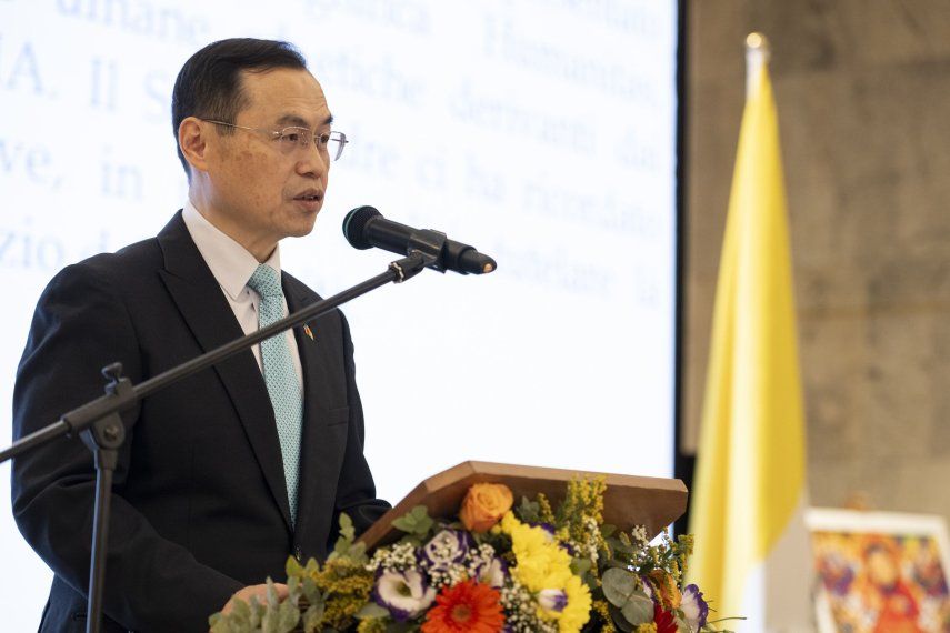 El embajador taiwanés ante la Santa Sede, Anthony C. Y. Ho