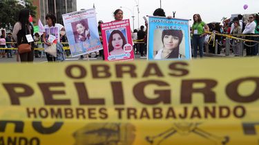 En Perú también las mujeres se volcaron a las calles reclamando respeto y en contra de la violencia de género.&nbsp;