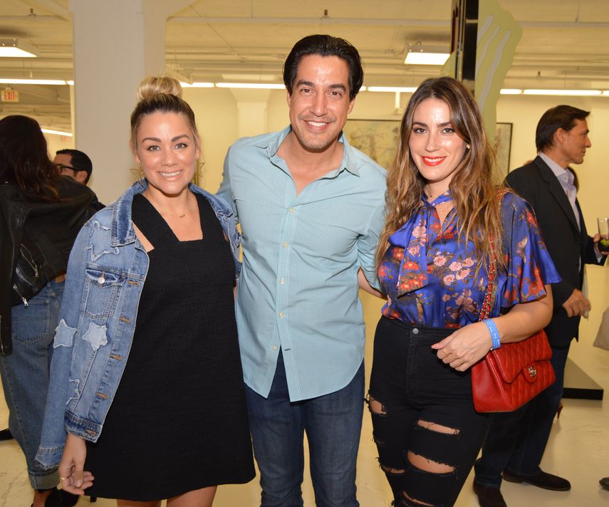 Gloria Ordaz, Andres Asion y Luly Valls.