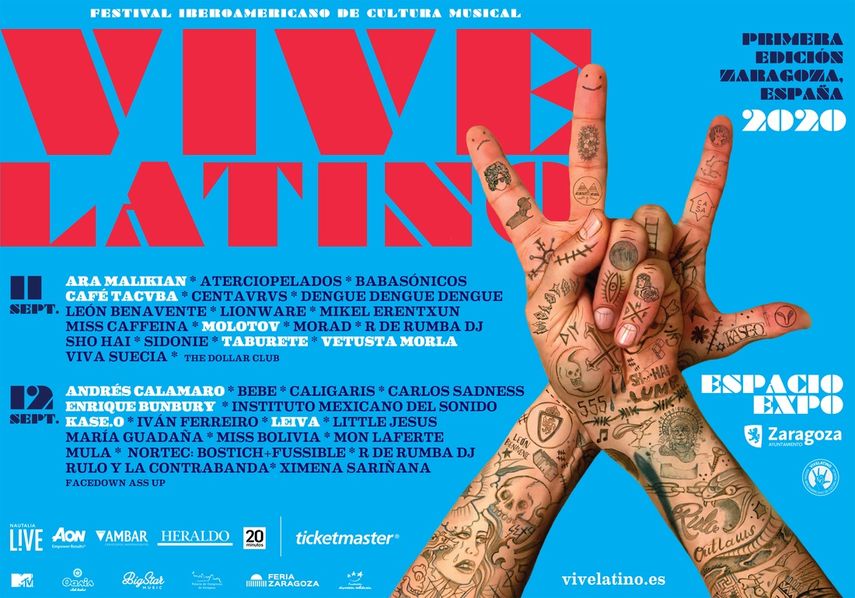 Afiche del Festival Vive Latino.