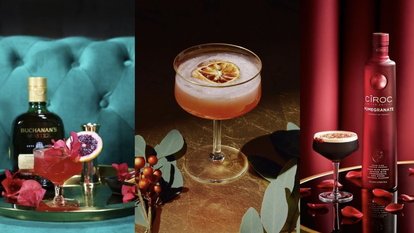 Recetas de cócteles para un San Valentín inolvidable.