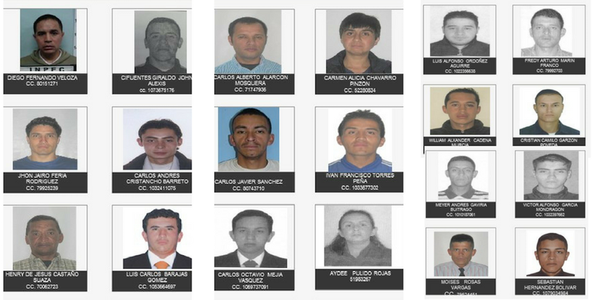 La Policía en Colombia publicó una foto de los más buscados a fin de dar a conocer sus identidades para lograr su pronta captura. Entre todos destaca una mujer con 43 detenciones.&nbsp;