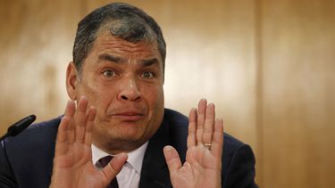 El expresidente de Ecuador, Rafael Correa.&nbsp;