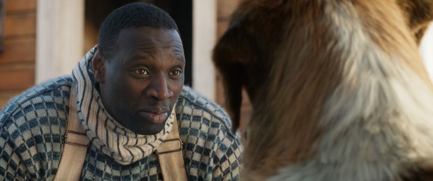 El actor Omar Sy en una escena de la pel&iacute;cula Call of the Wild.&nbsp;