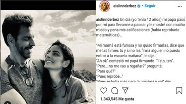 Aislinn Derbez y Eugenio Derbez
