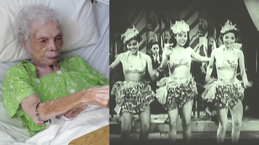 Alice Barker no pudo ocultar la emoci&oacute;n cuando, en 2015, le llevaron al hogar de ancianos donde resid&iacute;a varios videos de archivo con sus actuaciones como bailarina en los a&ntilde;os 40.&nbsp;