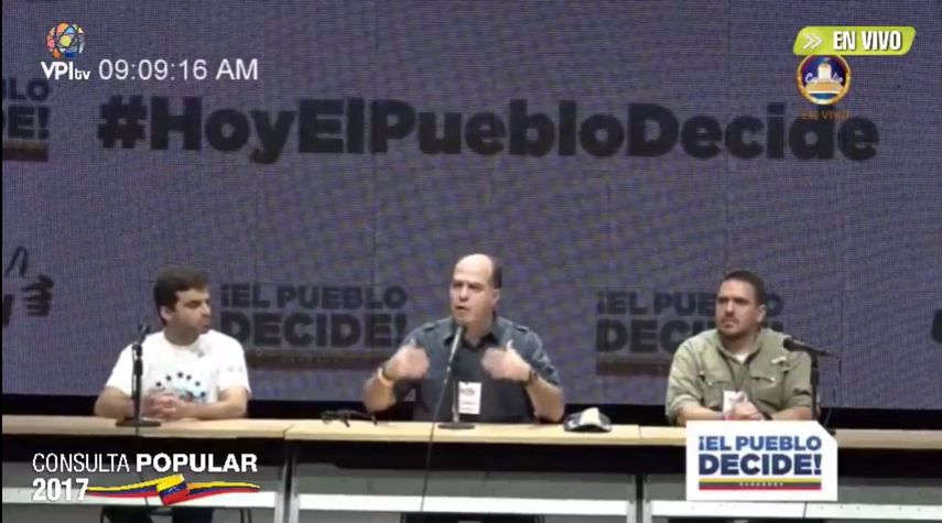 El presidente de la Asamblea Nacional, Julio Borges.&nbsp;