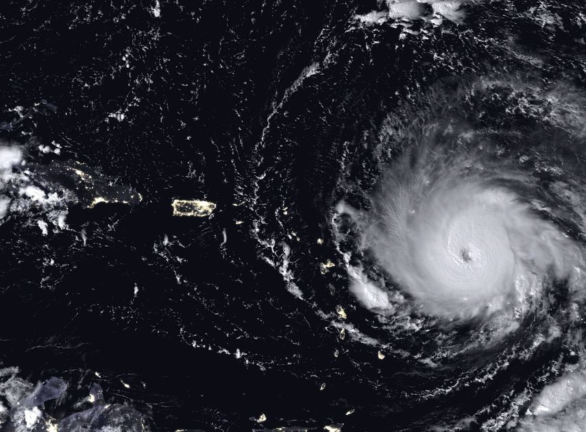 Vista desde el espacio del huracán Irma.&nbsp;