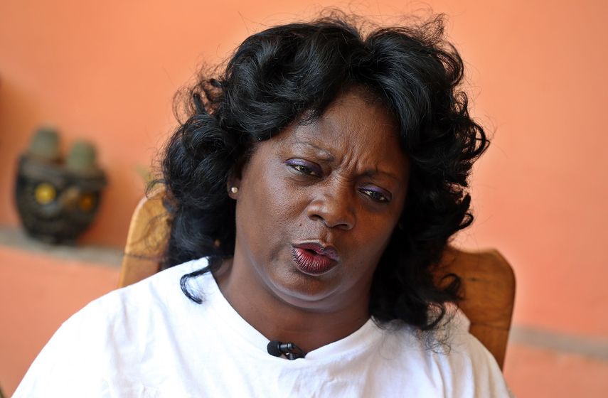 Berta Soler, líder de las Damas de Blanco.