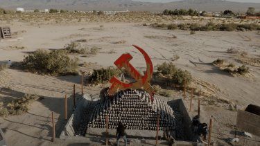 Monumento que denuncia el horror del comunismo, en Liberty Sculpture Park, California.&nbsp;