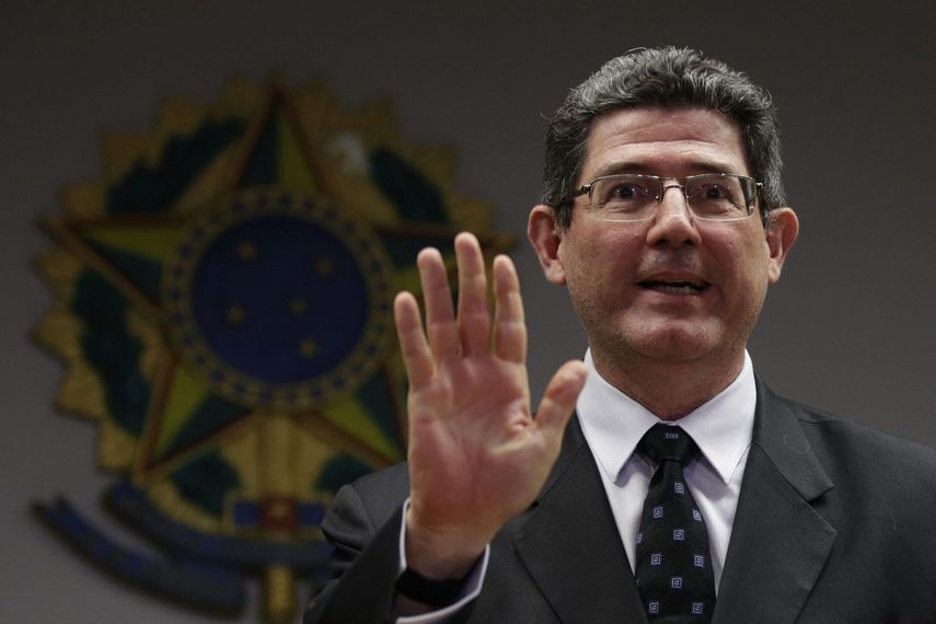 Fotografía de septiembre de 2015 de Joaquim Levy,&nbsp;entonces ministro brasileño de Hacienda.