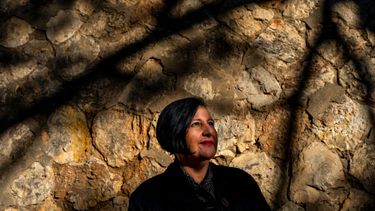 La presidenta de la Asamblea Nacional de Venezuela controlada por la oposición, Dinorah Figuera, en Valencia, sureste de España.