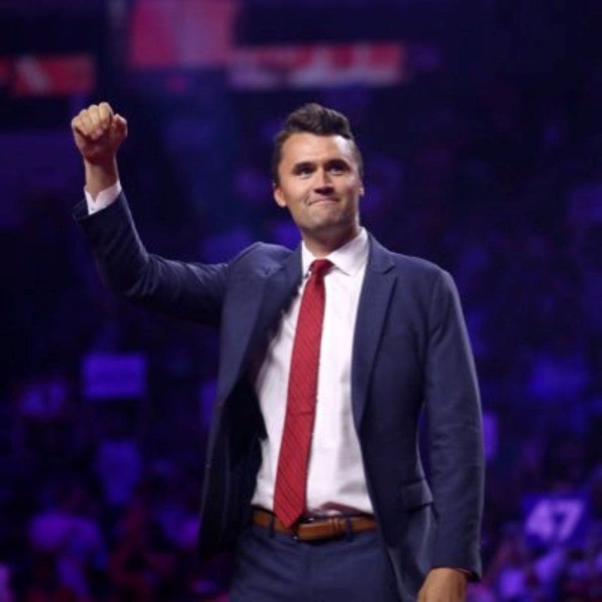El comentarista conservador estadounidense, Charlie Kirk.
