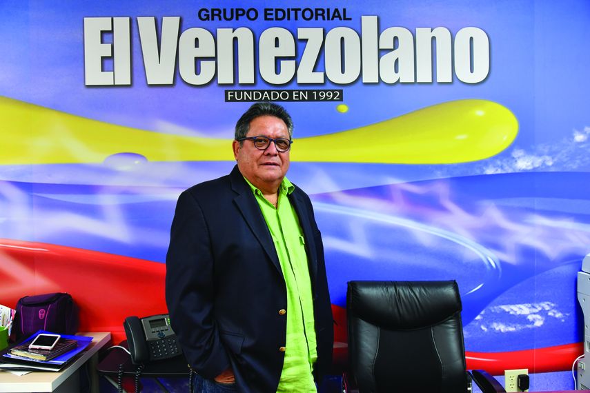 Oswaldo Muñoz, presidente del Grupo Editorial EL Venezolano.