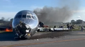Aparatoso accidente aéreo en aeropuerto de Miami